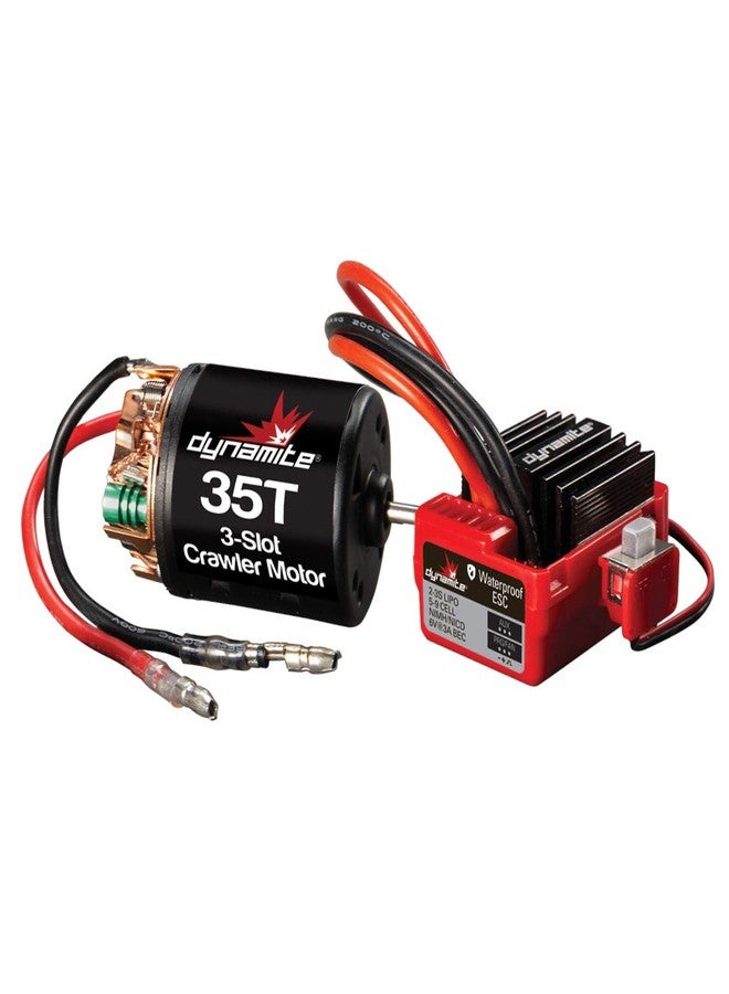 Dynamite Brushed Crawler Motor/ESC Combo 35T DYNS0900 Car Speed Controls & Accessories - Image 1